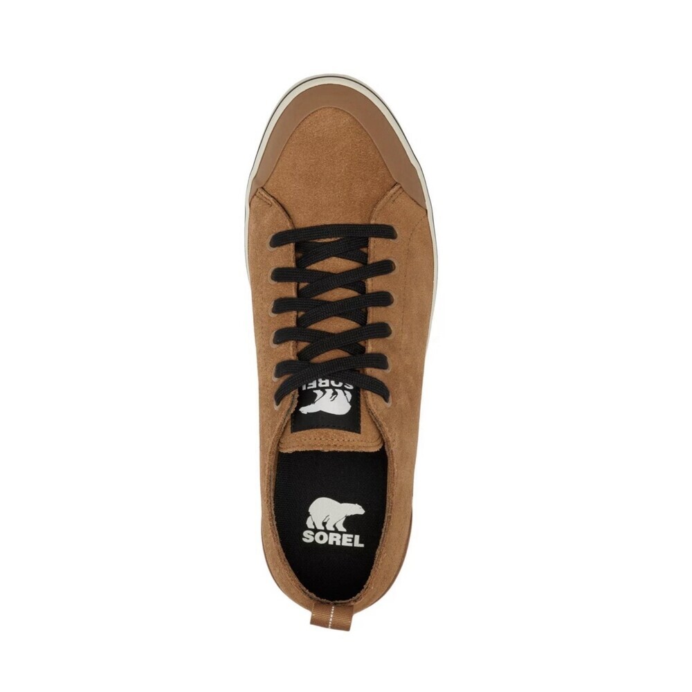 Sorel Metro II Low Sneakers Men's Size 13 Elk Chalk Suede Waterproof Lace-Up